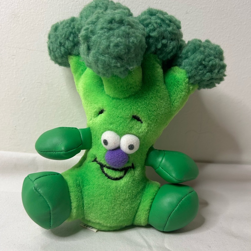 VTG 1990s Toybox Creations Seedies Veggies Friends Charles Broccoli 5” Plush